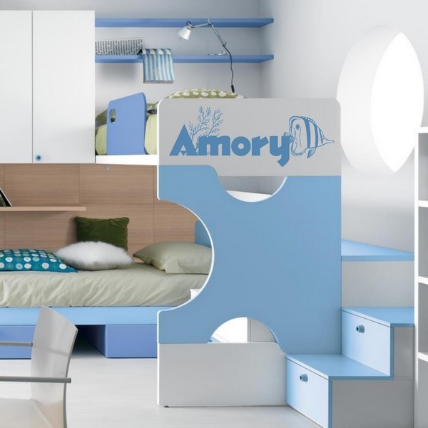 Exemple de stickers muraux: Amory Ocan